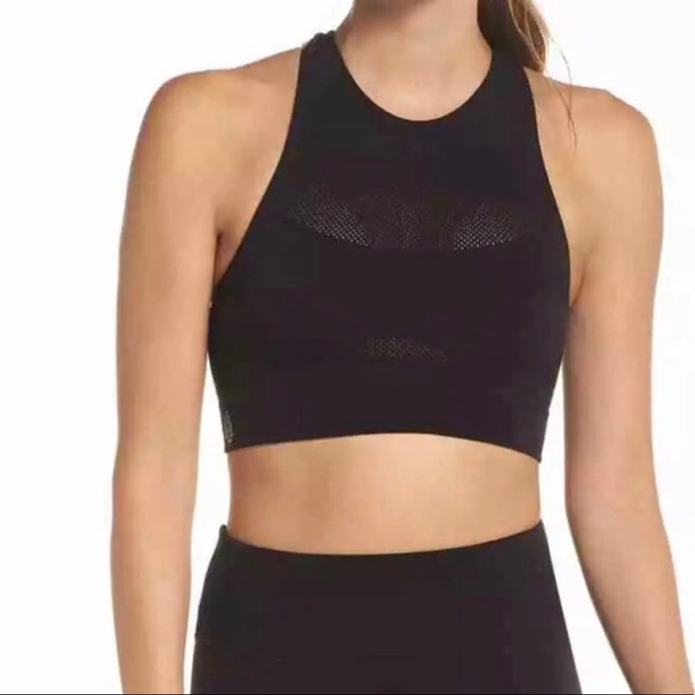 Free People Movement Seamless Mesh Sports Bra